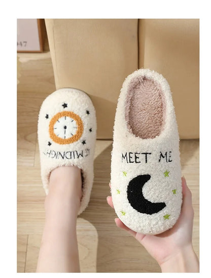 Meet Me At Midnight Slippers, Taylor Swift Slippers, The Eras Tour Slippers, Taylor Version, Taylor Album Inspired, Cozy Slippers, Women Slippers, Fluffy Footwear, Indoor Slides