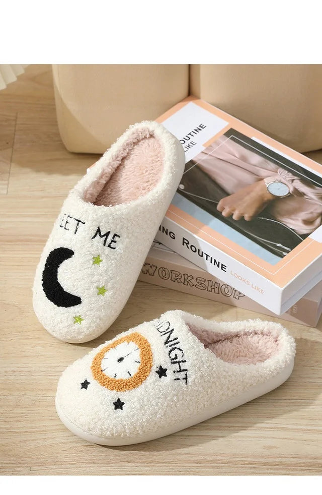 Meet Me At Midnight Slippers, Taylor Swift Slippers, The Eras Tour Slippers, Taylor Version, Taylor Album Inspired, Cozy Slippers, Women Slippers, Fluffy Footwear, Indoor Slides