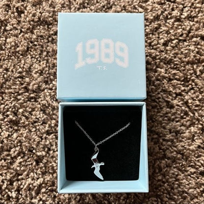 1989 Necklace, Taylor Swift Necklace, Swifties Earring, 1989 Album Inspired, 925 Silver Necklace, Taylor Album Icon, The Eras Tour Necklace, Gift for Swifties